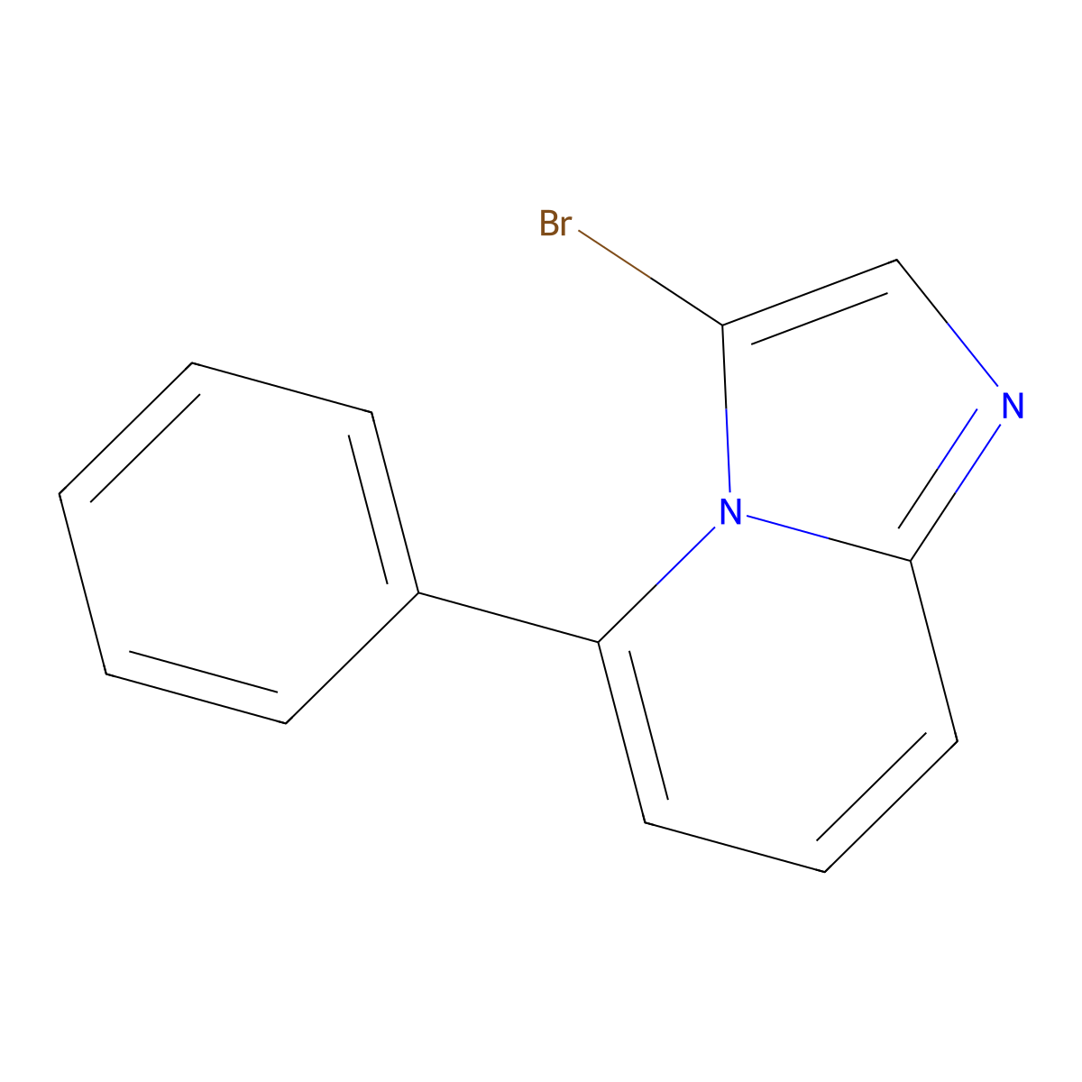 3-Bromo-5-phenylimidazo[1,2-a]pyridine molecular structure, CAS 1781946-49-3