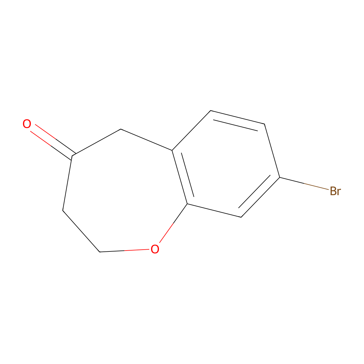 8-Bromo-2,3-dihydrobenzo[b]oxepin-4(5H)-one molecular structure, CAS 1781966-83-3