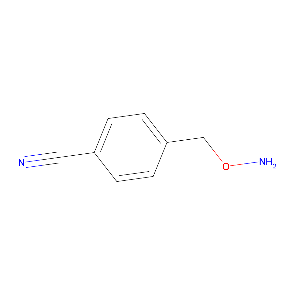 4-[(aminooxy)methyl]Benzonitrile molecular structure, CAS 1782-39-4