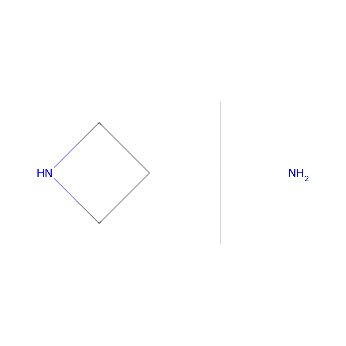 2-(Azetidin-3-yl)propan-2-amine molecular structure, CAS 1782030-25-4