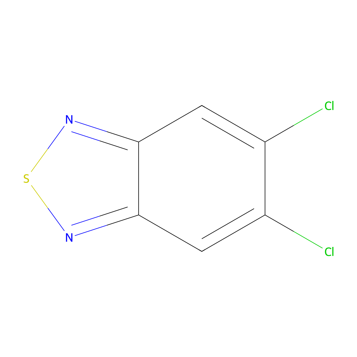 5,6-Dichlorobenzo[c][1,2,5]thiadiazole molecular structure, CAS 17821-93-1