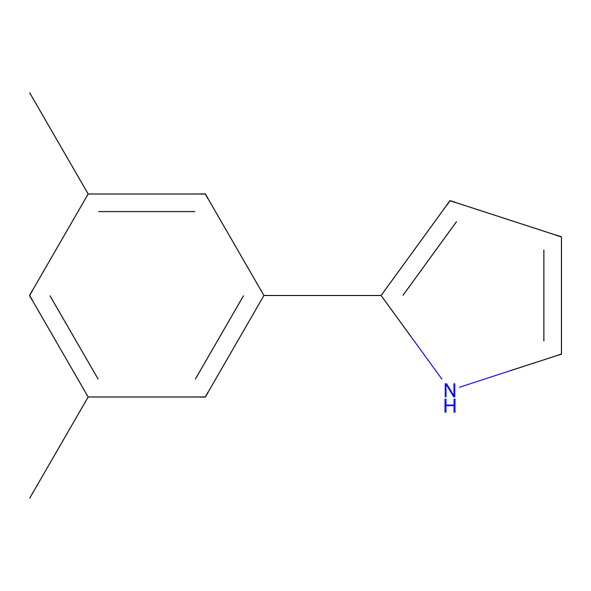 2-(3,5-Dimethylphenyl)pyrrole molecular structure, CAS 1782117-21-8