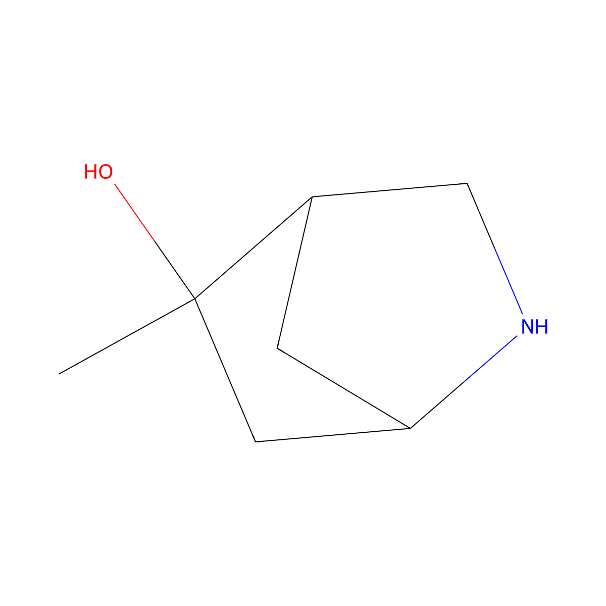 5-Methyl-2-azabicyclo[2.2.1]heptan-5-ol molecular structure, CAS 1782145-32-7