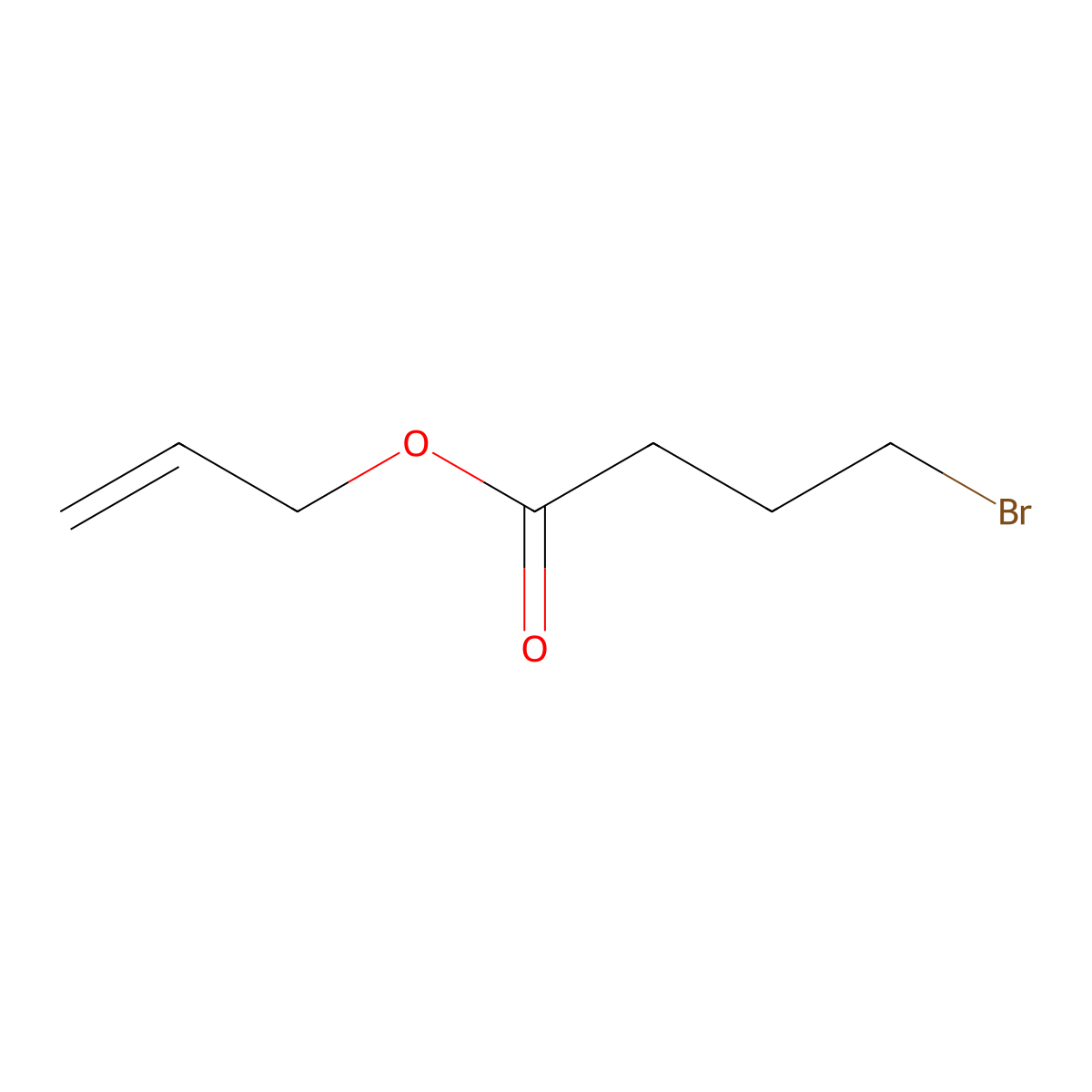 Allyl 4-bromobutyrate molecular structure, CAS 178215-45-7