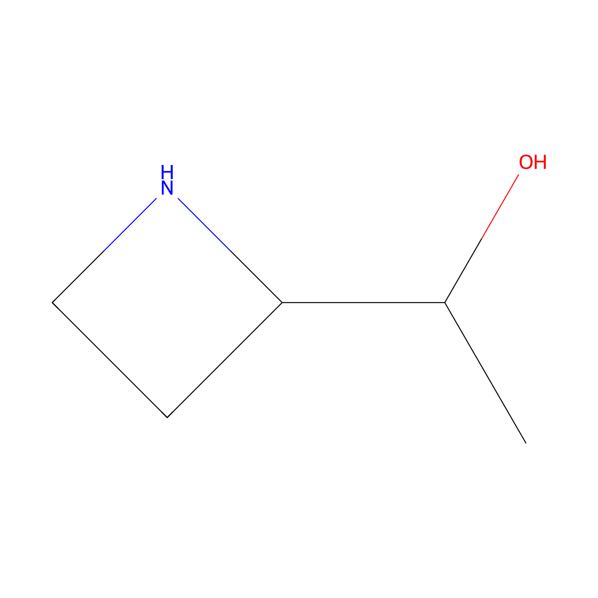 1-(Azetidin-2-yl)ethan-1-ol molecular structure, CAS 1782191-51-8