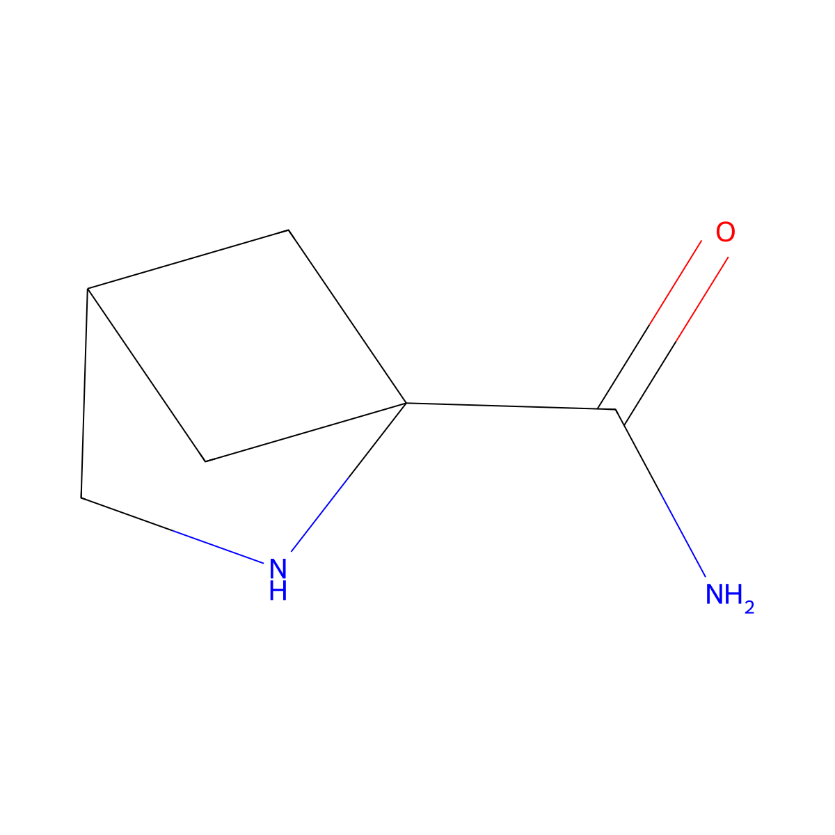 2-Azabicyclo[2.1.1]hexane-1-carboxamide molecular structure, CAS 1782204-15-2