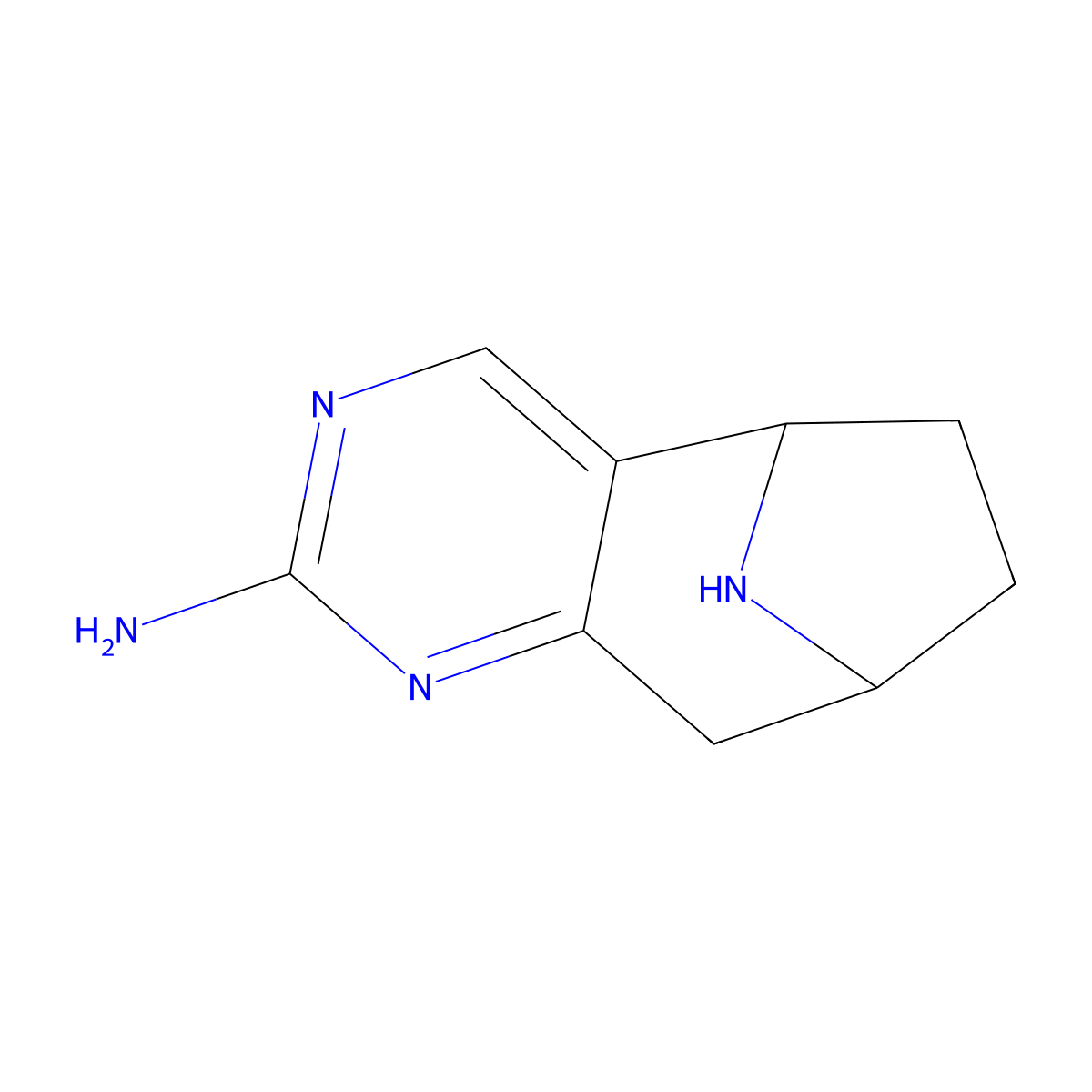 4,6,12-Triazatricyclo[7.2.1.0,2,7]dodeca-2,4,6-trien-5-amine molecular structure, CAS 1782209-70-4