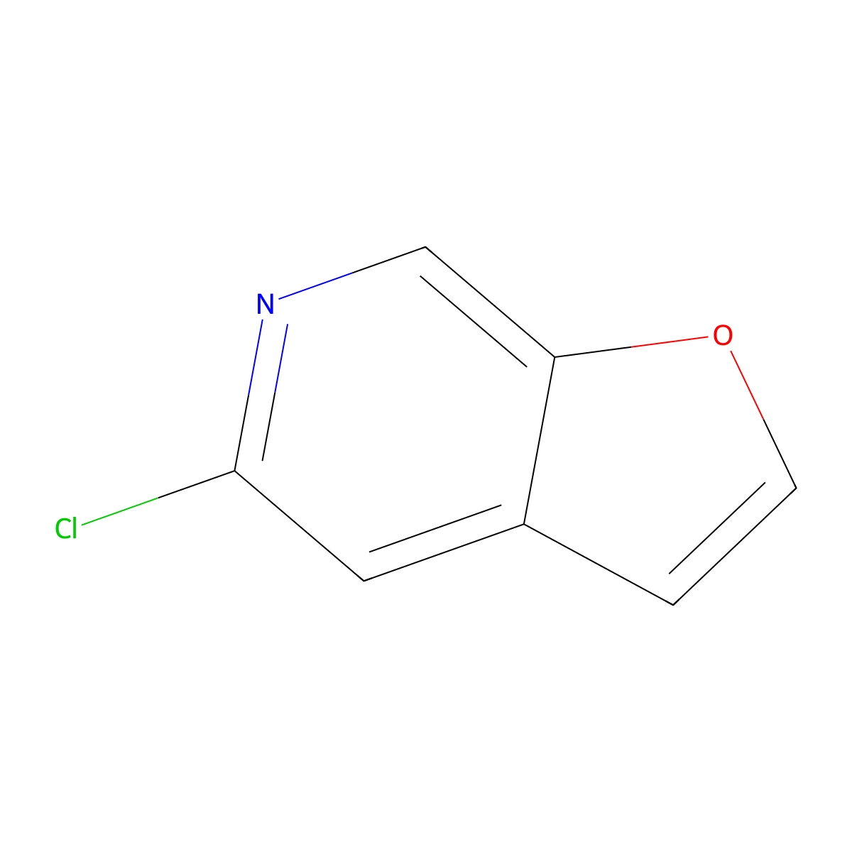5-Chlorofuro[2,3-c]pyridine molecular structure, CAS 1782264-34-9