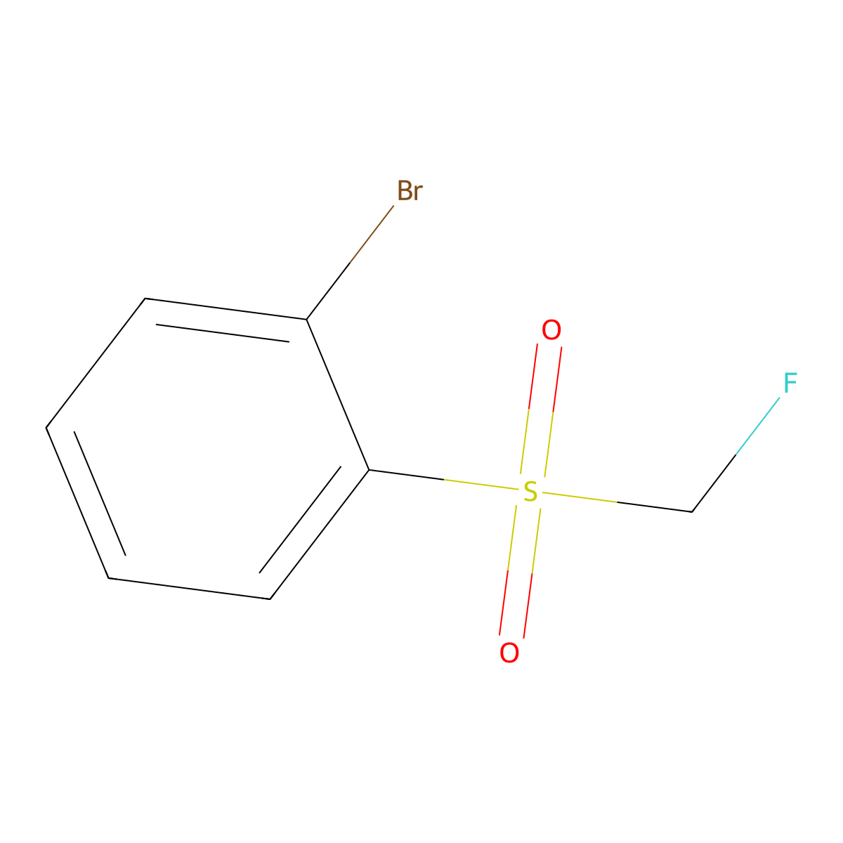 1-Bromo-2-fluoromethanesulfonylbenzene molecular structure, CAS 1782285-48-6