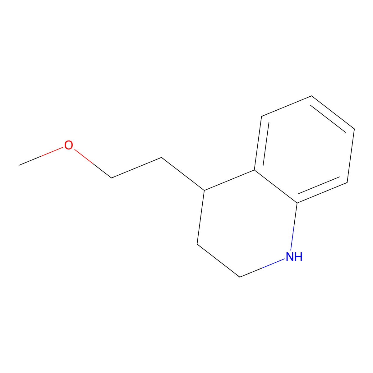 4-(2-Methoxyethyl)-1,2,3,4-tetrahydroquinoline molecular structure, CAS 1782378-03-3