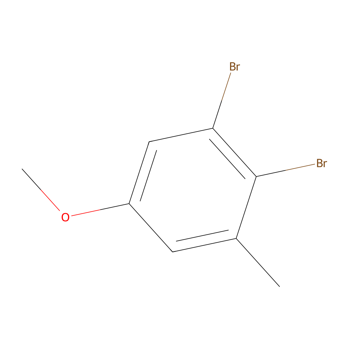 1,2-Dibromo-5-methoxy-3-methylbenzene molecular structure, CAS 1782397-58-3
