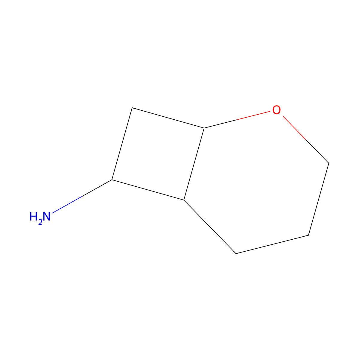 2-Oxabicyclo[4.2.0]octan-7-amine molecular structure, CAS 1782417-94-0