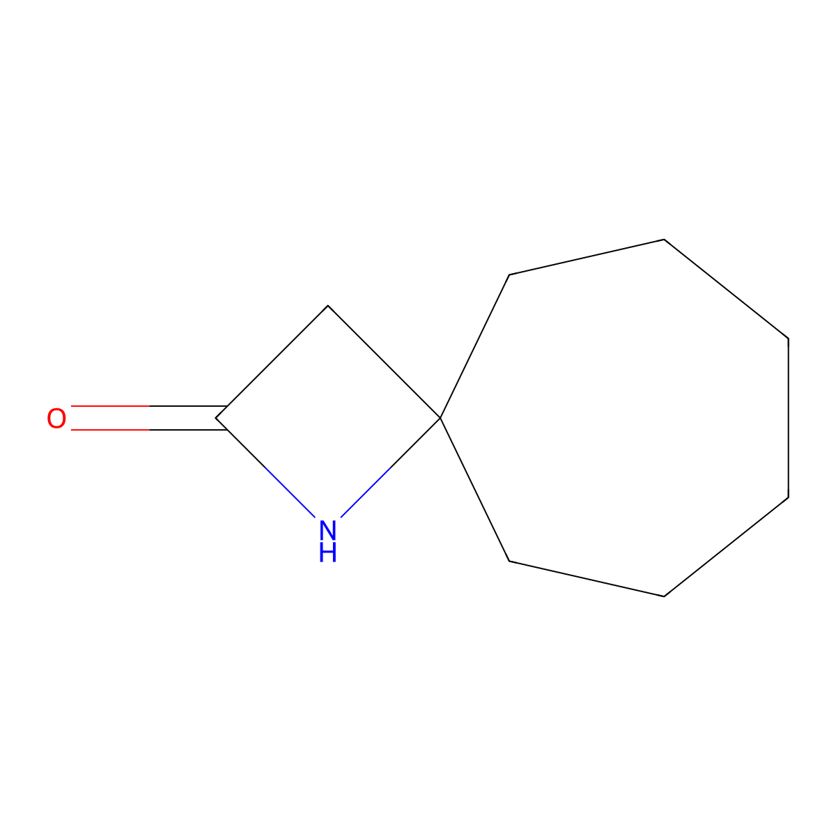 1-Azaspiro[3.6]decan-2-one molecular structure, CAS 178242-86-9