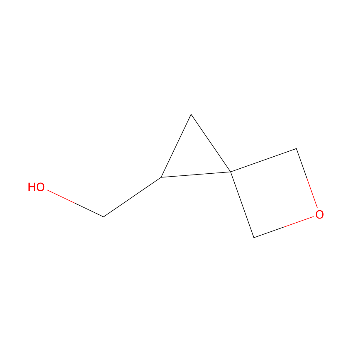 (5-Oxaspiro[2.3]hexan-1-YL)methanol molecular structure, CAS 1782432-38-5