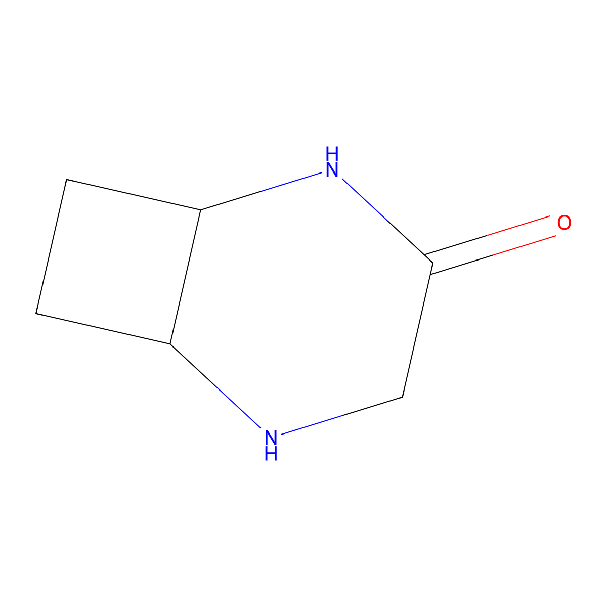 2,5-Diazabicyclo(4.2.0)octan-3-one molecular structure, CAS 1782432-84-1
