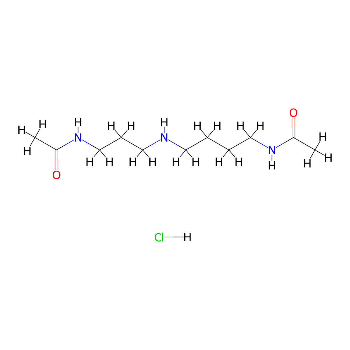 N1,N8-Diacetylspermidine (hydrochloride) molecular structure, CAS 178244-42-3