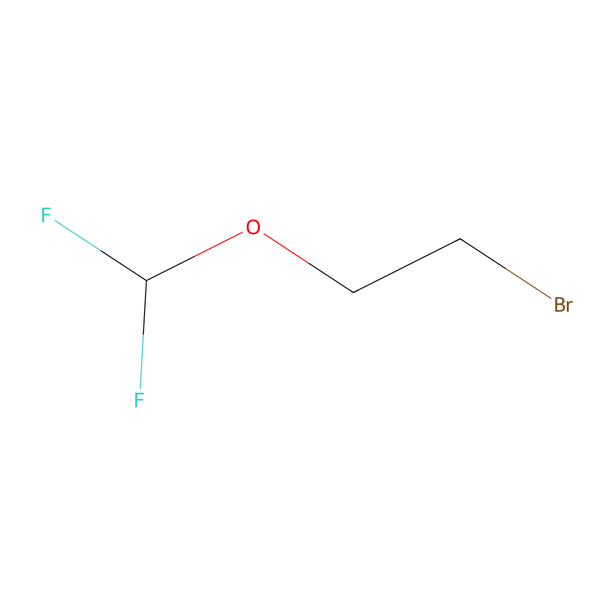 1-Bromo-2-(difluoromethoxy)ethane molecular structure, CAS 1782448-24-1