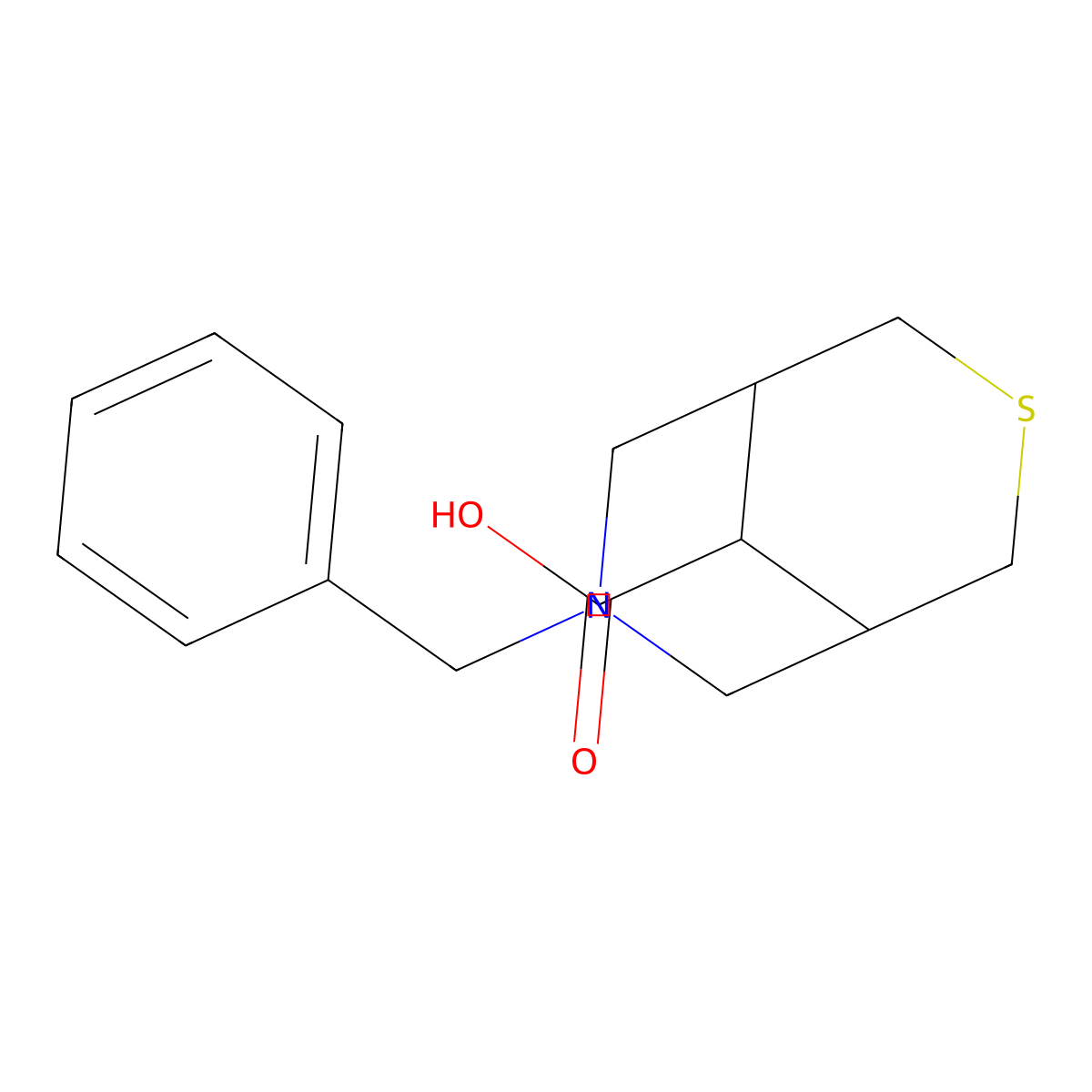 7-Benzyl-3-thia-7-azabicyclo[3.3.1]nonane-9-carboxylic acid molecular structure, CAS 1782463-24-4