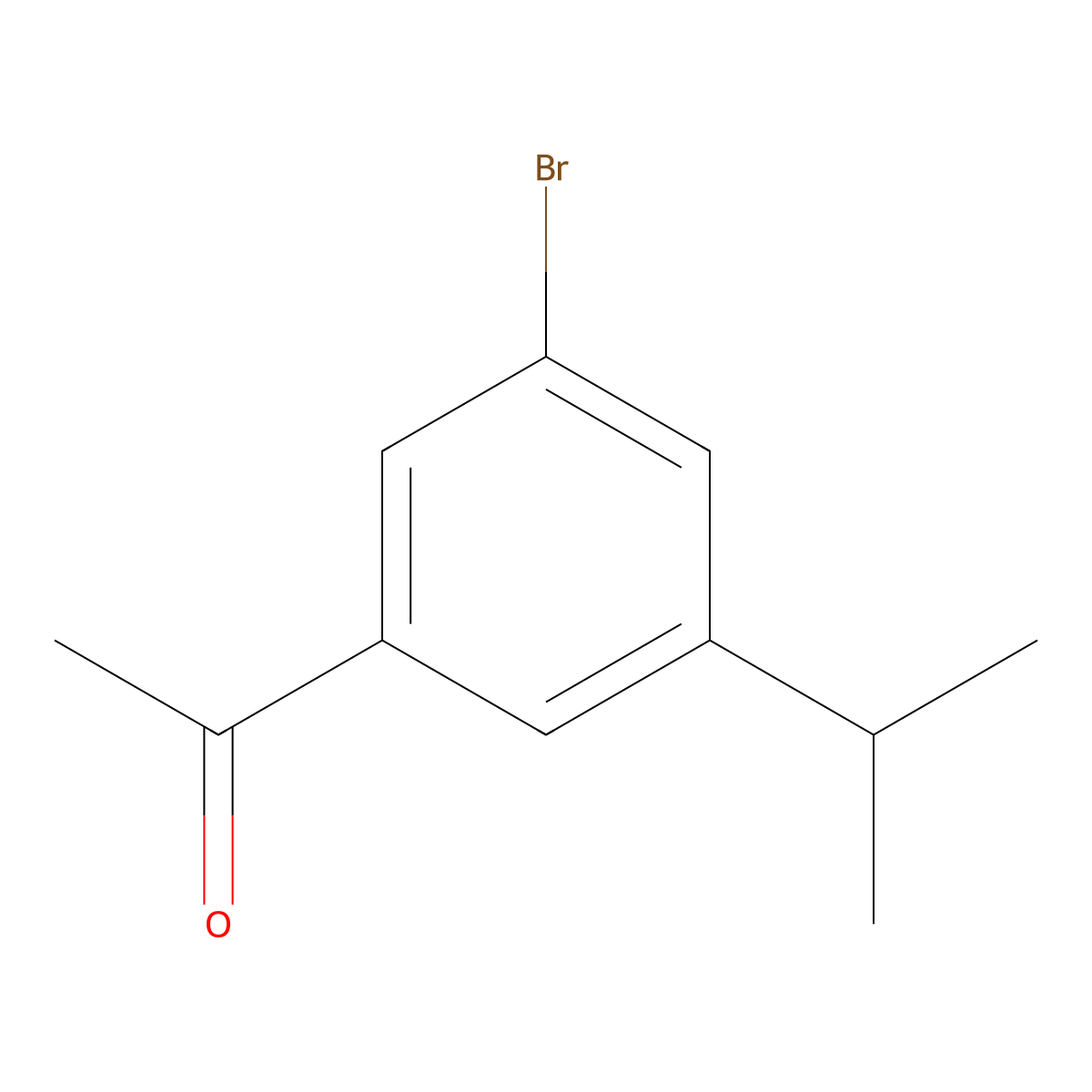 1-(3-Bromo-5-isopropylphenyl)ethanone molecular structure, CAS 1782470-88-5