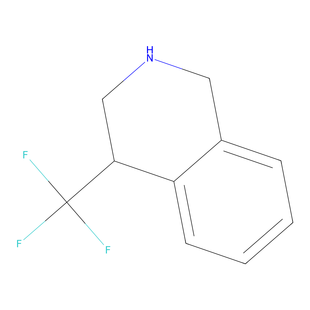 4-(Trifluoromethyl)-1,2,3,4-tetrahydroisoquinoline molecular structure, CAS 1782472-66-5