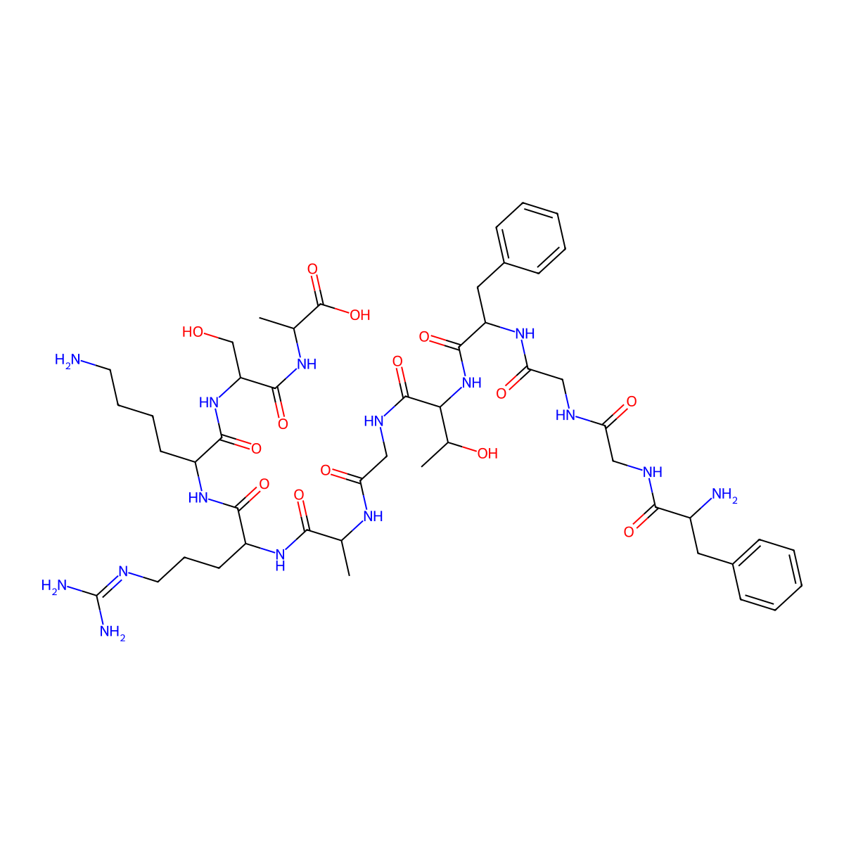 Orphanin FQ (1-11) molecular structure, CAS 178249-41-7