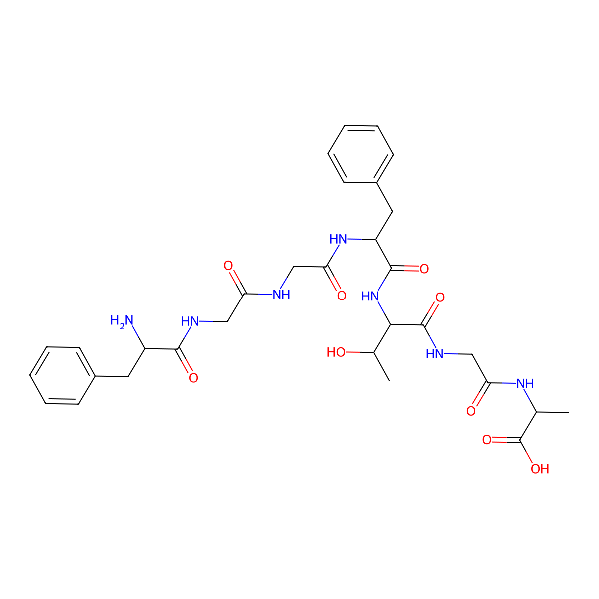 Nociceptin (1-7) molecular structure, CAS 178249-42-8
