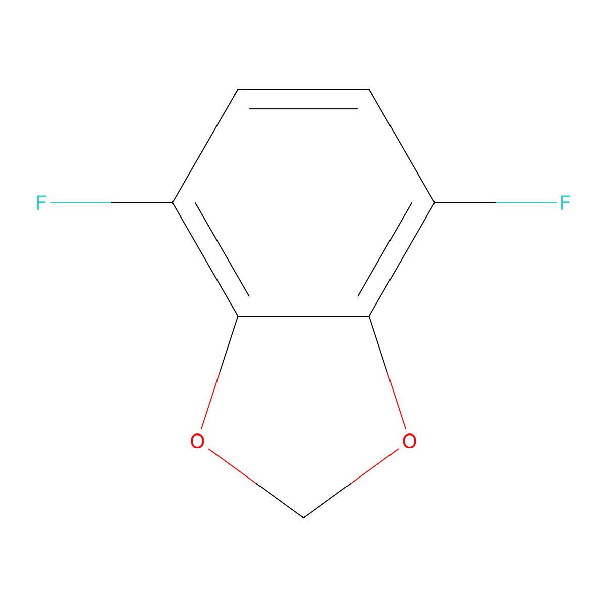 4,7-Difluorobenzo[d][1,3]dioxole molecular structure, CAS 1782493-22-4