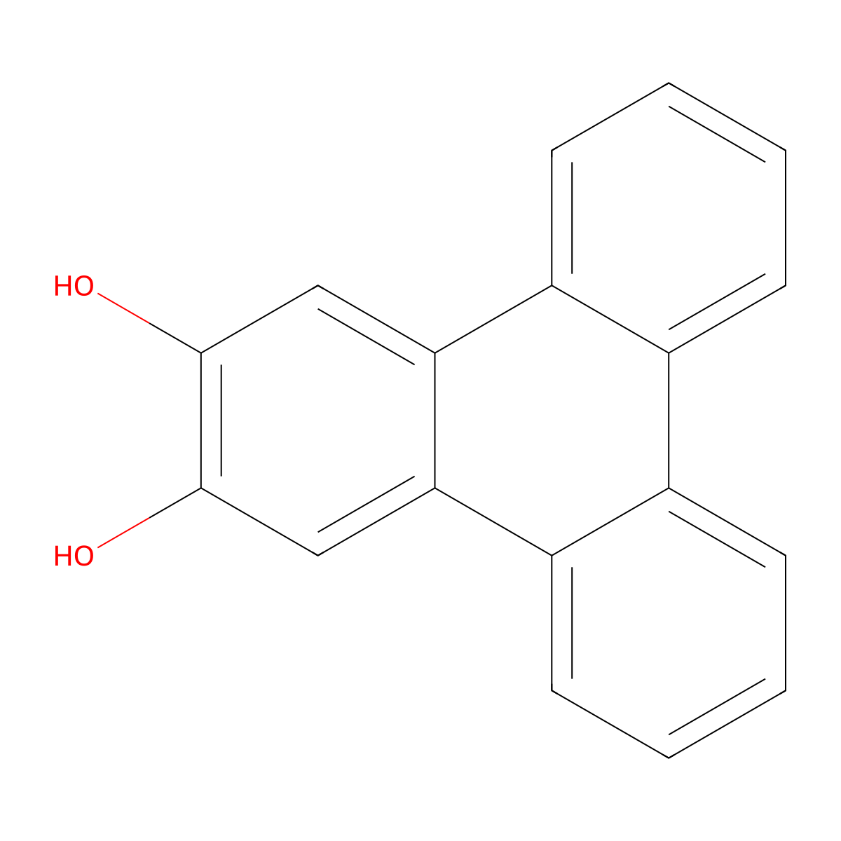 2,3-Dimethoxytriphenylene molecular structure, CAS 17825-74-0