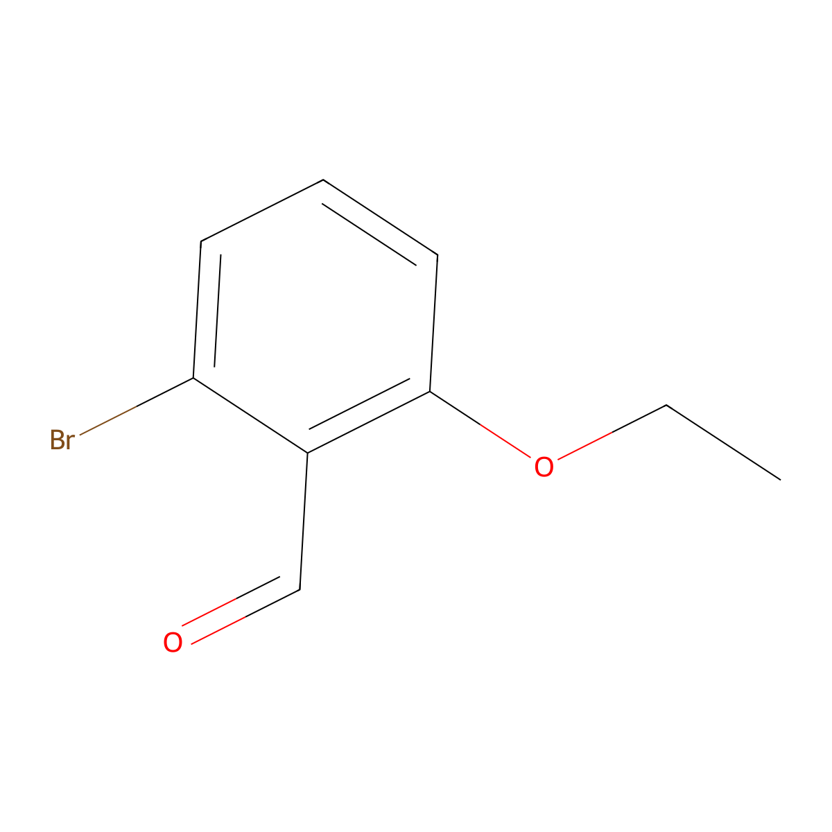 2-Bromo-6-ethoxybenzaldehyde molecular structure, CAS 1782500-91-7