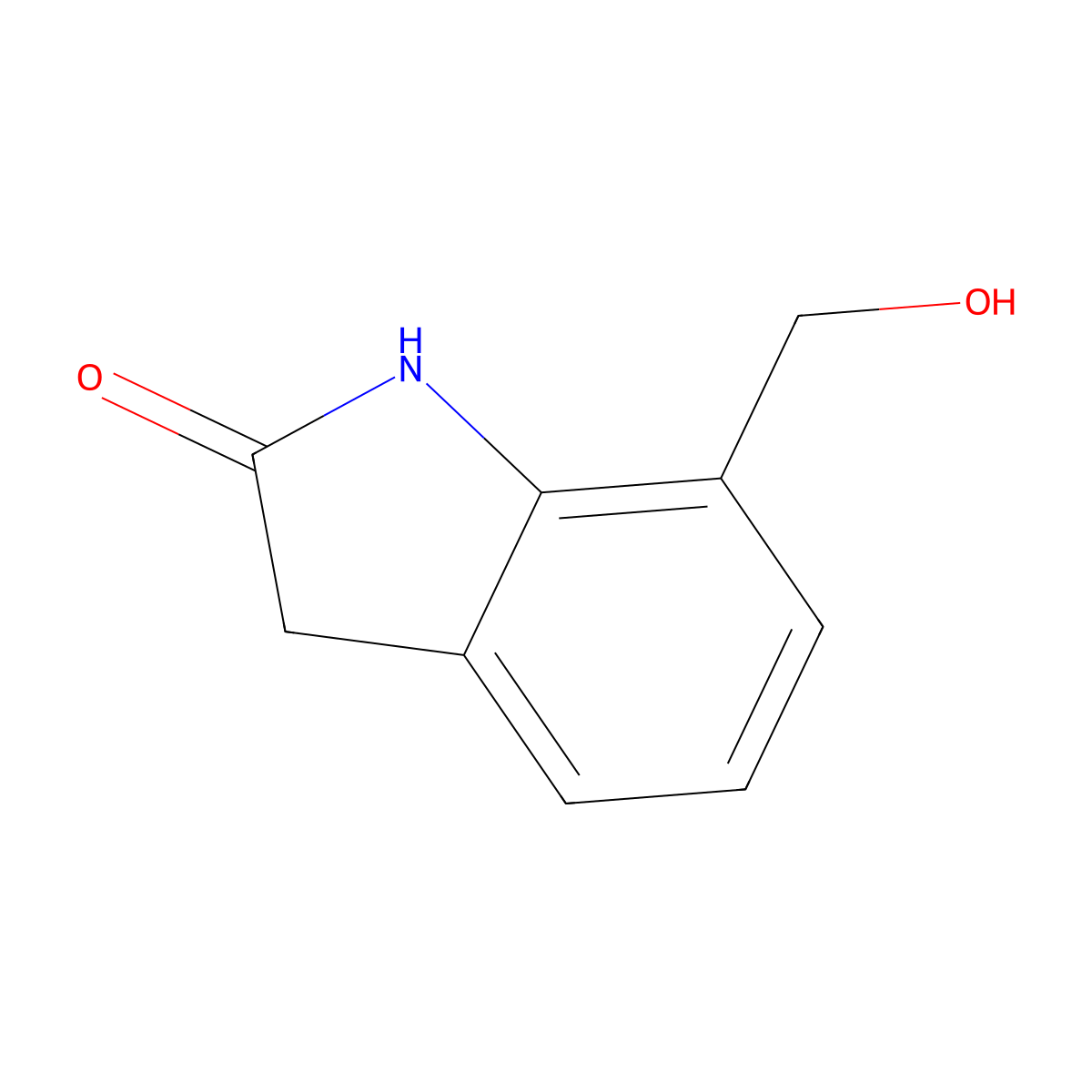 7-(Hydroxymethyl)indolin-2-one molecular structure, CAS 1782507-75-8