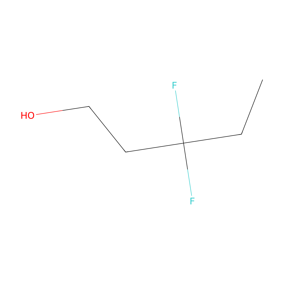 3,3-Difluoropentan-1-ol molecular structure, CAS 1782528-41-9