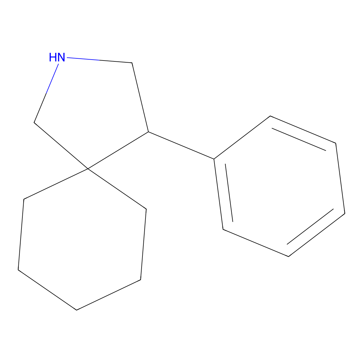 4-Phenyl-2-azaspiro[4.5]decane molecular structure, CAS 1782552-17-3