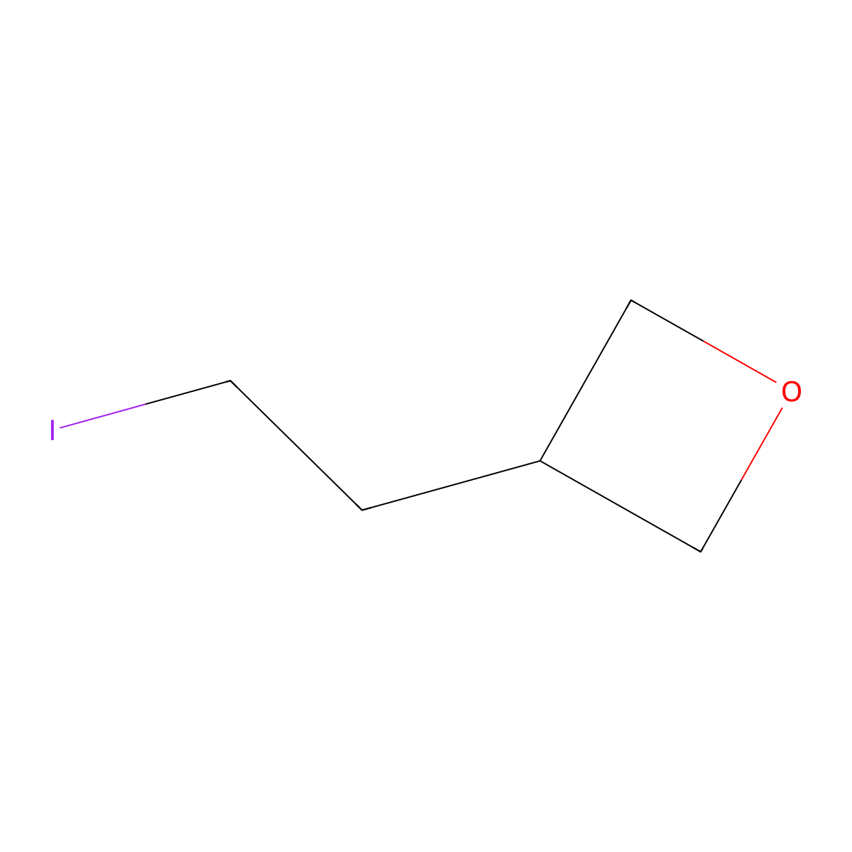 3-(2-Iodoethyl)oxetane molecular structure, CAS 1782577-96-1
