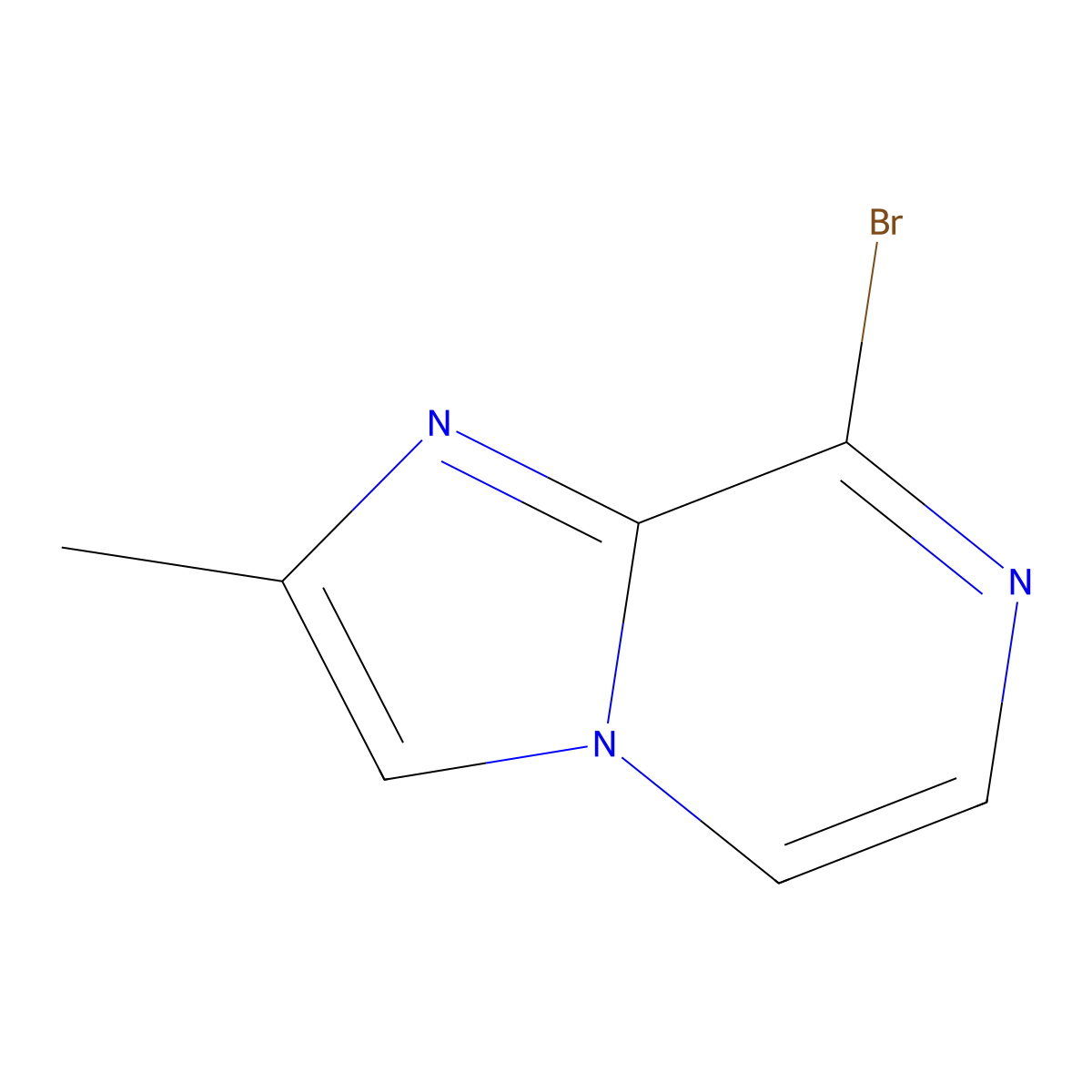 8-Bromo-2-methylimidazo[1,2-a]pyrazine molecular structure, CAS 1782578-02-2