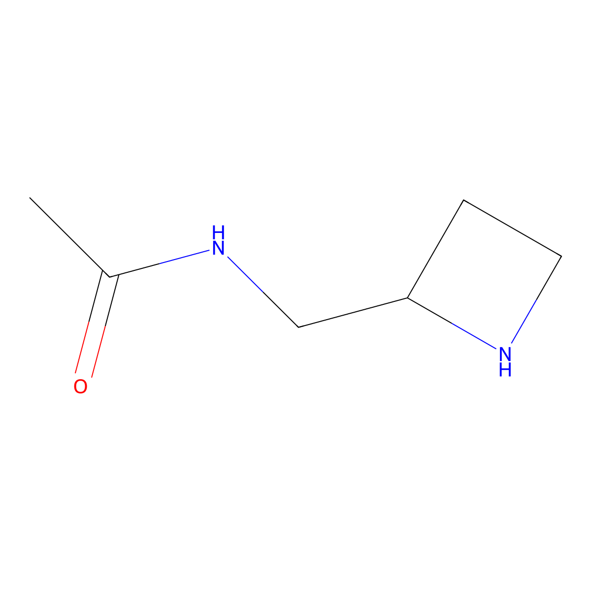 N-[(azetidin-2-yl)methyl]acetamide molecular structure, CAS 1782607-88-8