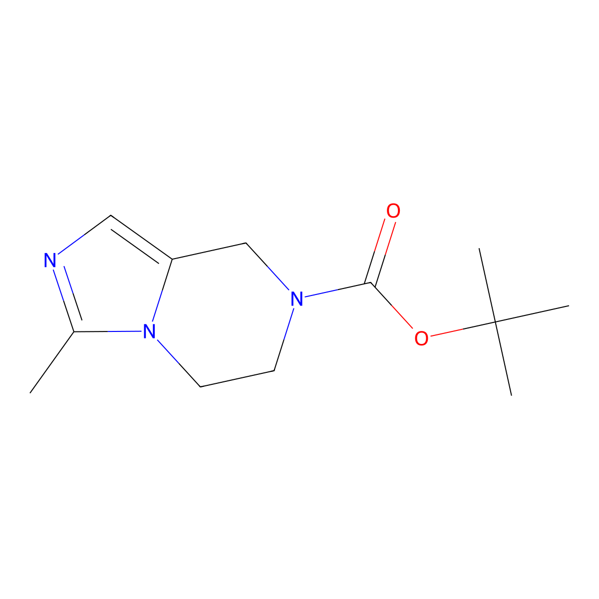 tert-Butyl 3-methyl-5,6-dihydroimidazo[1,5-a]pyrazine-7(8H)-carboxylate molecular structure, CAS 1782614-12-3