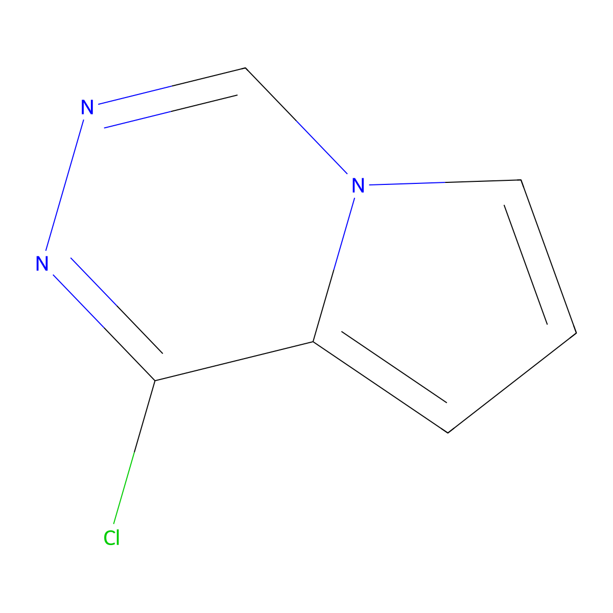 1-Chloropyrrolo[1,2-d][1,2,4]triazine molecular structure, CAS 1782637-47-1