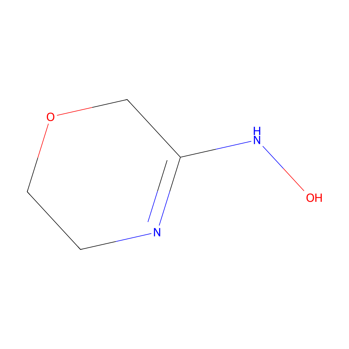 n-(Morpholin-3-ylidene)hydroxylamine molecular structure, CAS 1782642-24-3