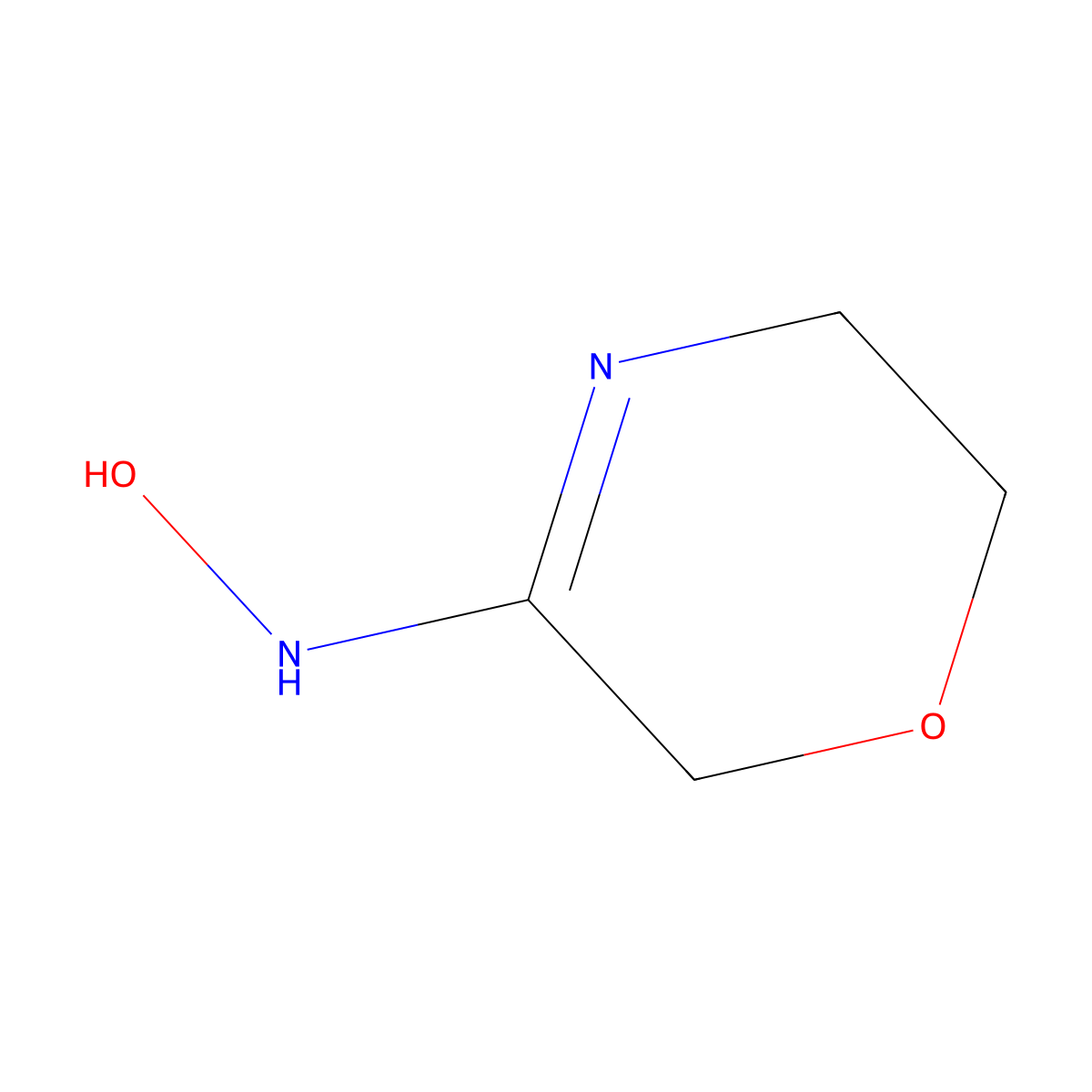 n-(Morpholin-3-ylidene)hydroxylamine molecular structure, CAS 1782642-24-3