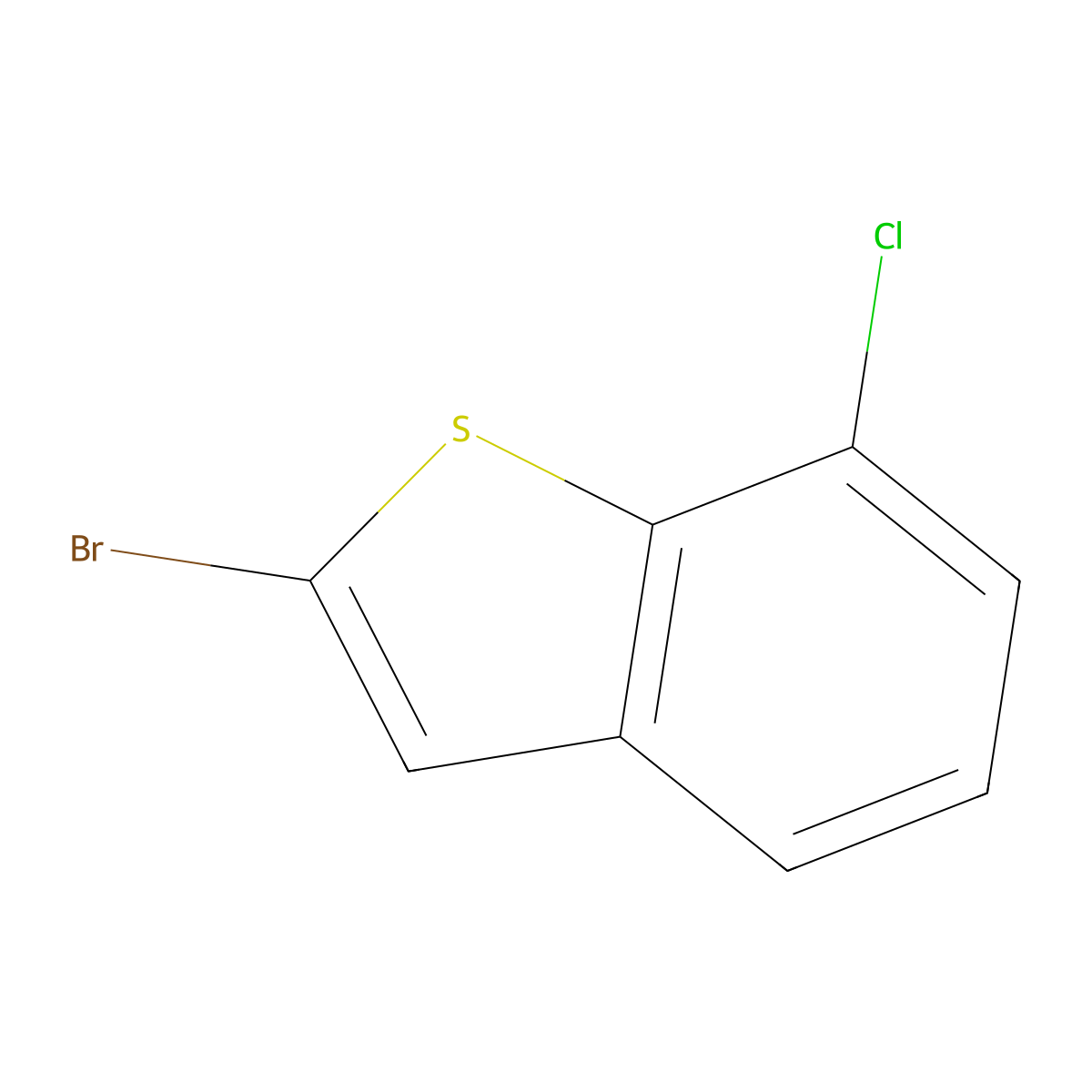 2-Bromo-7-chlorobenzo[b]thiophene molecular structure, CAS 1782669-70-8