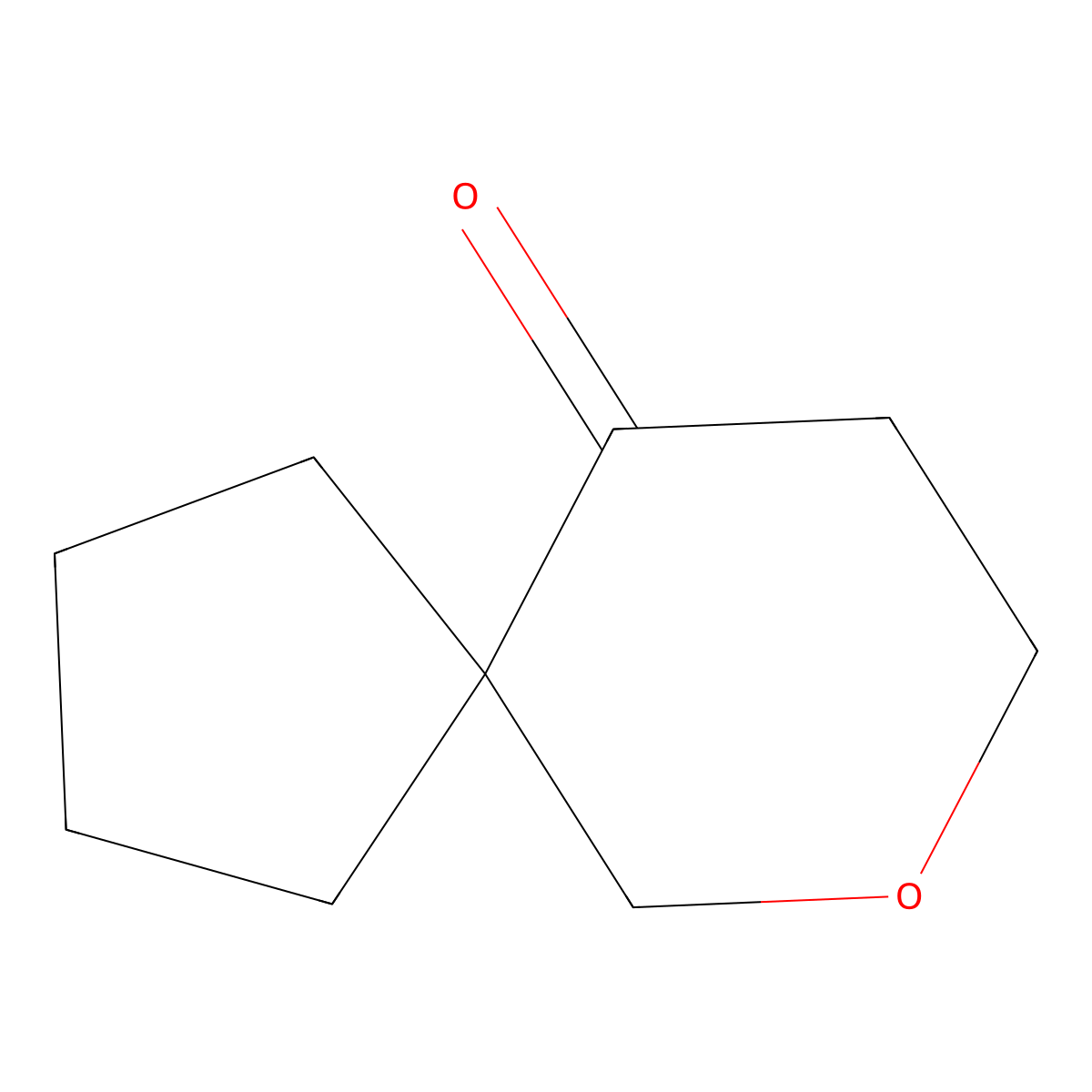 7-Oxaspiro(4.5)decan-10-one molecular structure, CAS 1782777-20-1