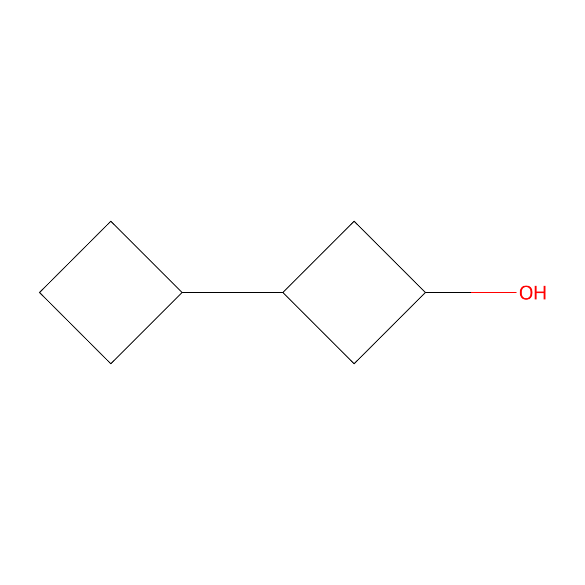 3-Cyclobutylcyclobutan-1-ol molecular structure, CAS 1782783-08-7