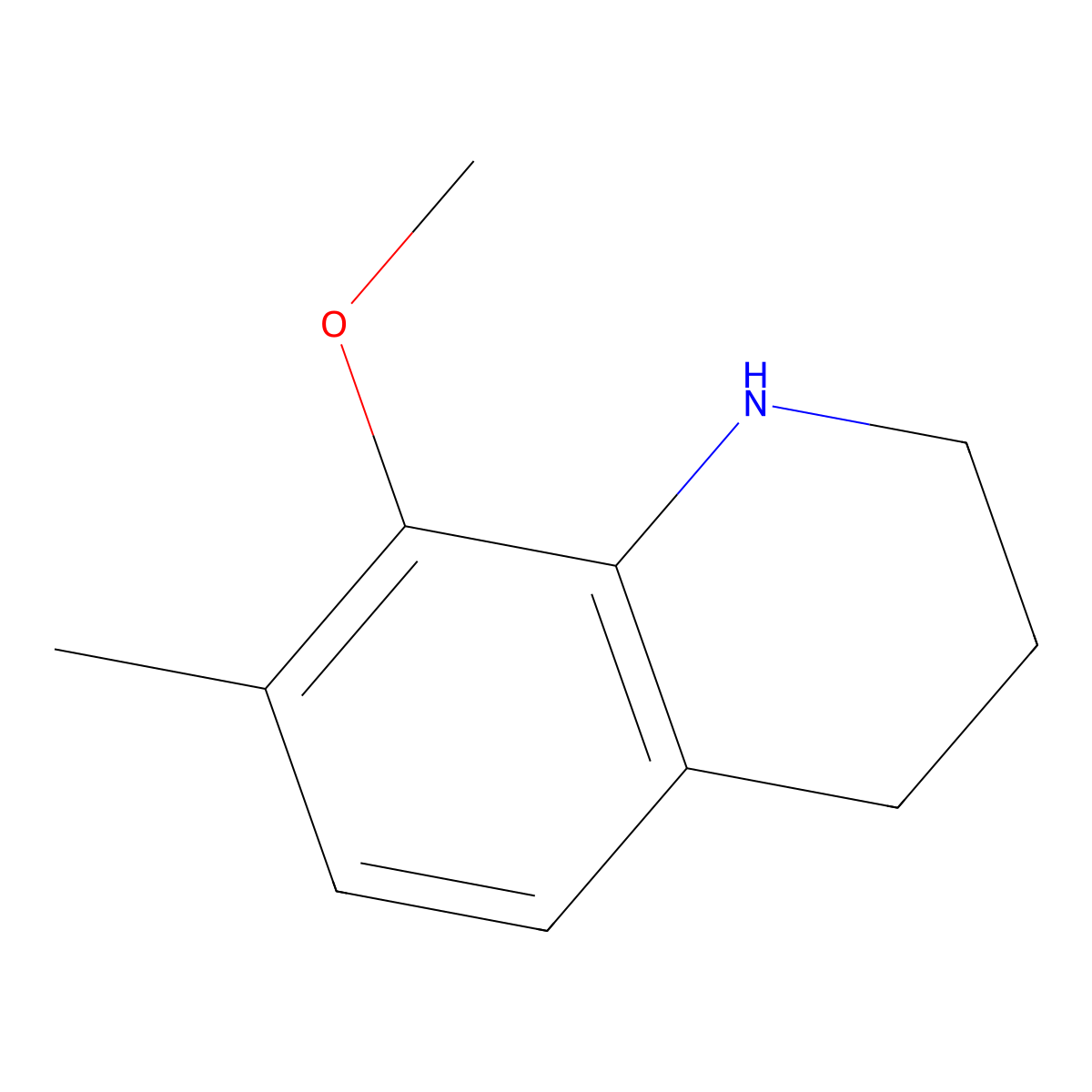 8-Methoxy-7-methyl-1,2,3,4-tetrahydroquinoline molecular structure, CAS 1782791-74-5