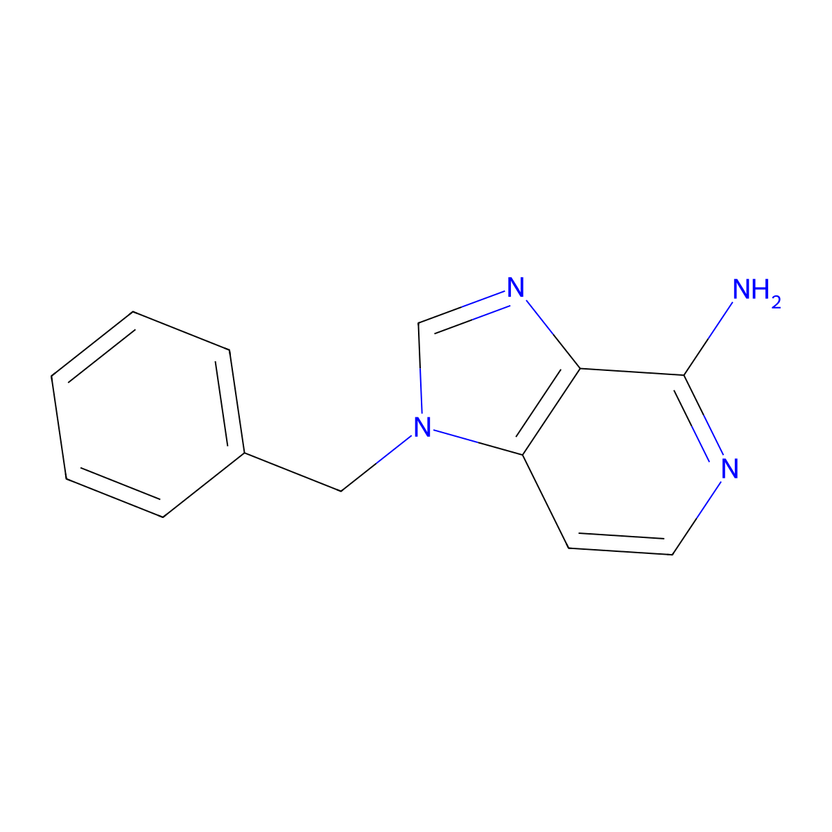 1-benzyl-1H-imidazo(4,5-c)pyridin-4-amine molecular structure, CAS 1782814-98-5
