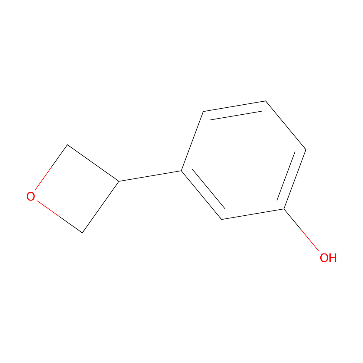3-(Oxetan-3-yl)phenol molecular structure, CAS 1782816-49-2