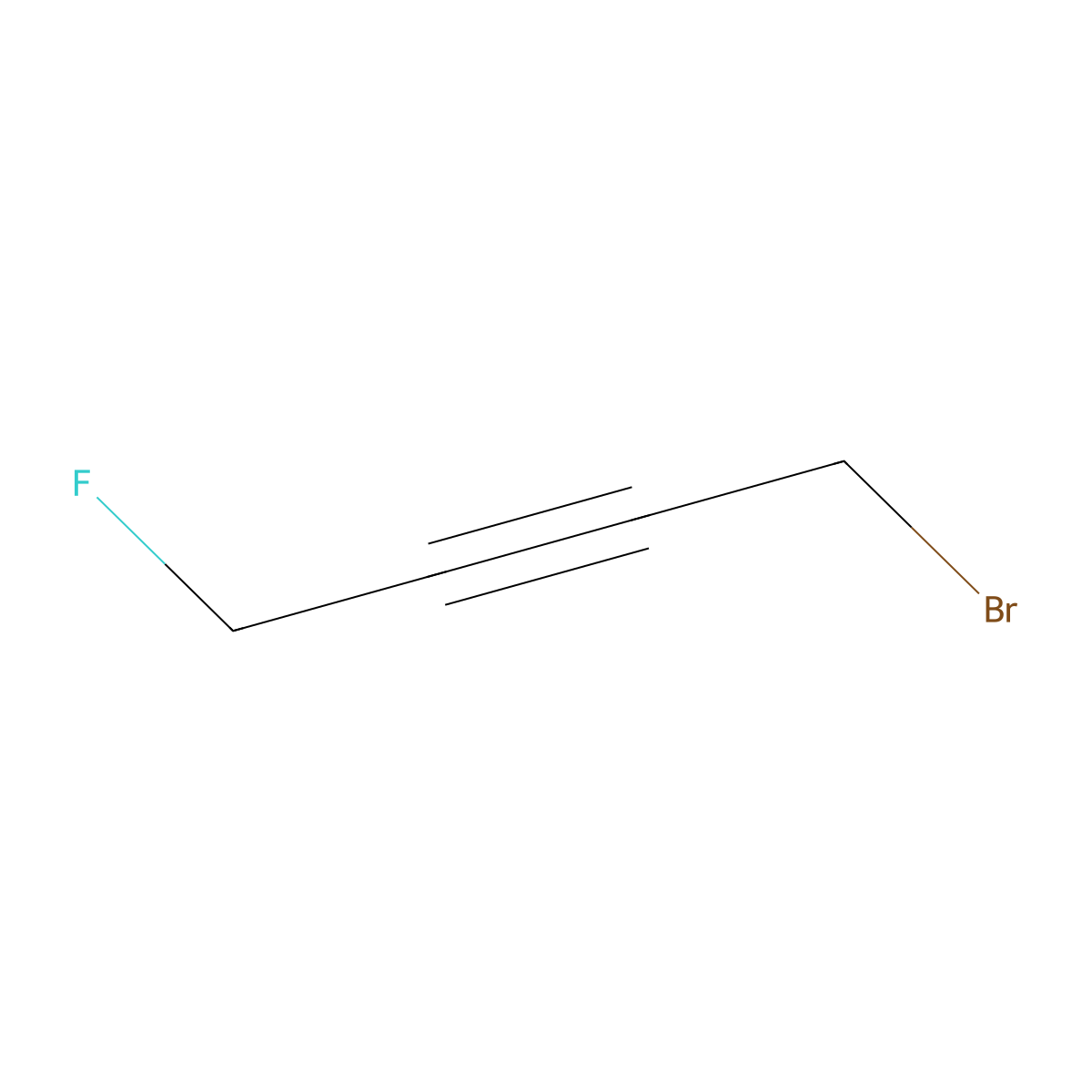 1-Bromo-4-fluorobut-2-yne molecular structure, CAS 1782818-07-8