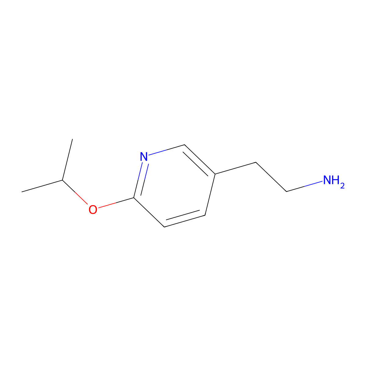 2-(6-Isopropoxypyridin-3-yl)ethanamine molecular structure, CAS 1782832-13-6