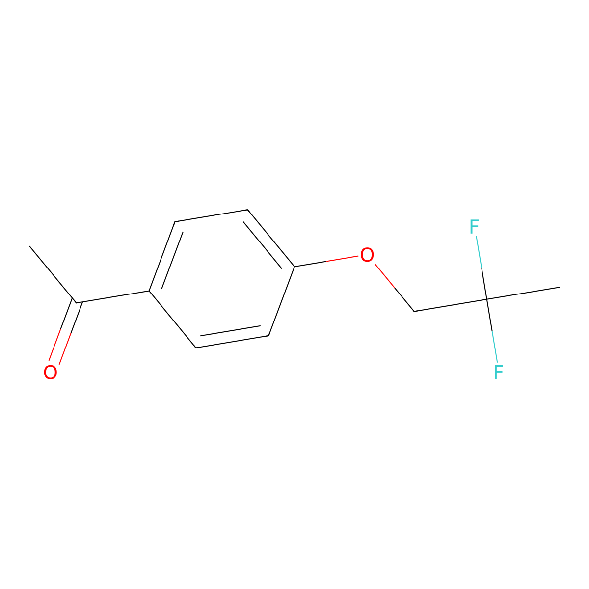 1-[4-(2,2-Difluoro-propoxy)-phenyl]-ethanone molecular structure, CAS 1782833-58-2