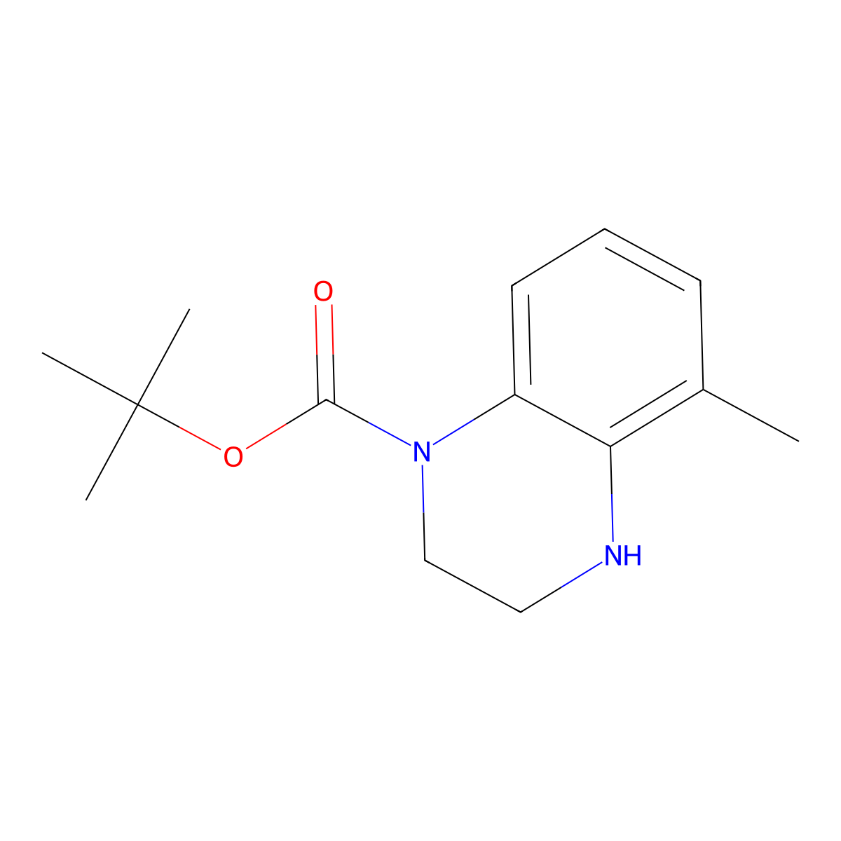 tert-Butyl 5-methyl-3,4-dihydroquinoxaline-1(2H)-carboxylate molecular structure, CAS 1782846-60-9