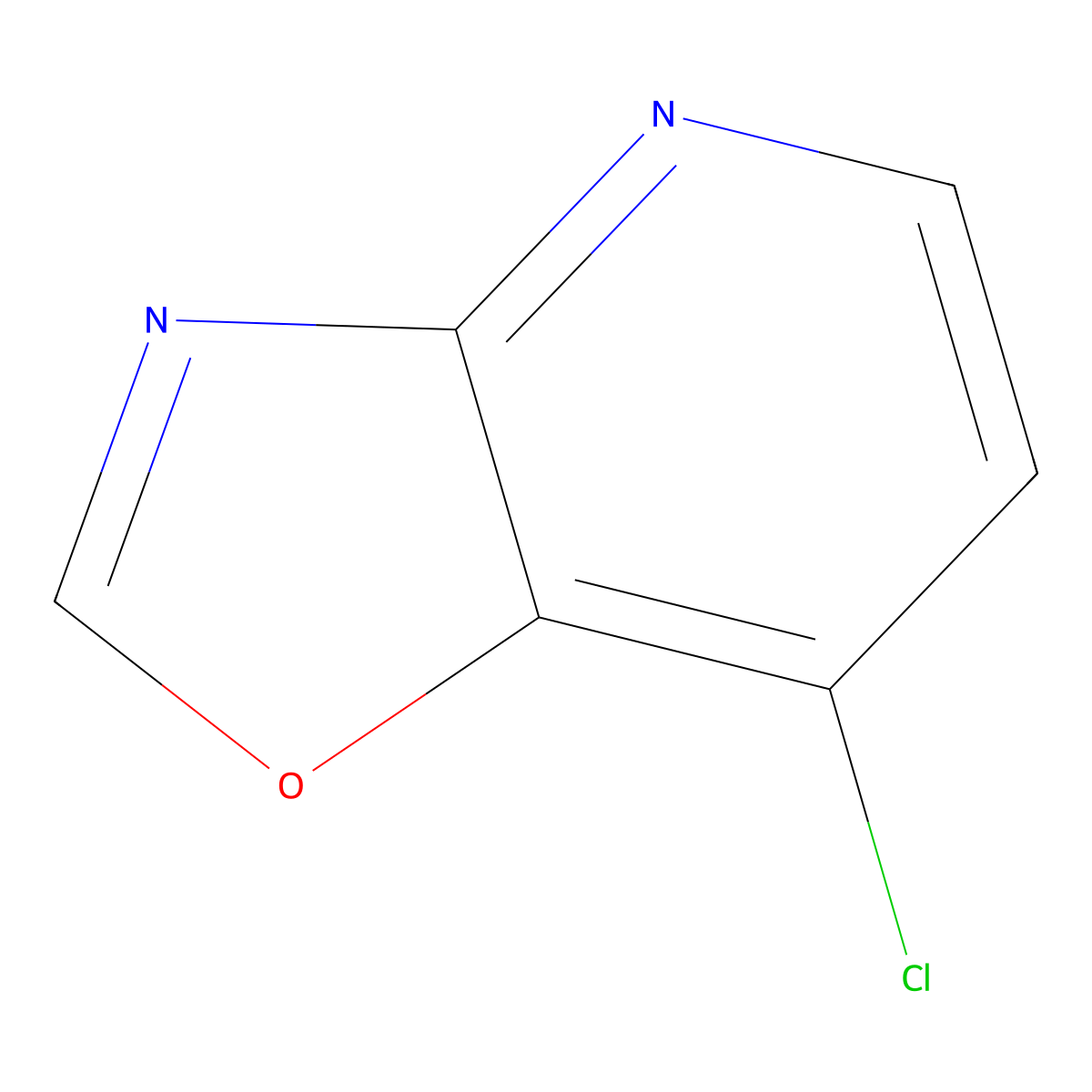 7-Chlorooxazolo[4,5-b]pyridine molecular structure, CAS 1782851-31-3